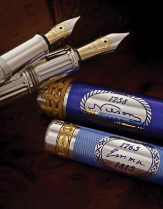 Horatio Nelson and Emma Hamilton Pair – Sterling Silver