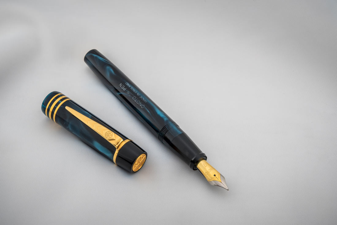 Magna Classic Blue Pearl & Gold Fittings