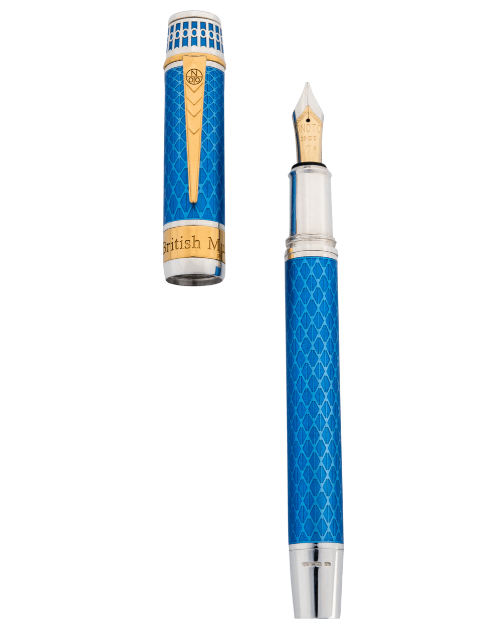 The Great Court Vitreous Enamel Sterling Silver