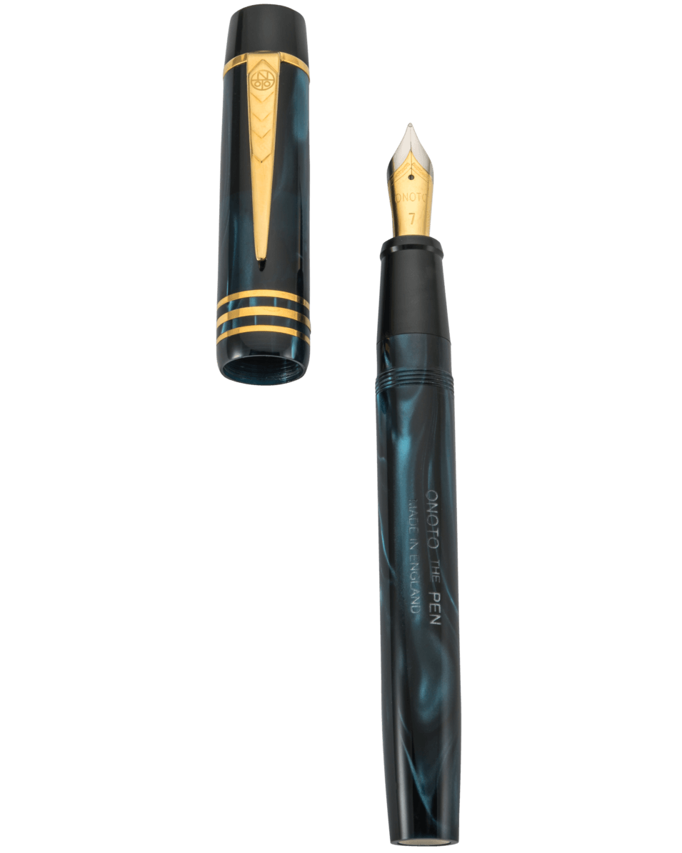 Magna Classic Blue Pearl & Gold Fittings