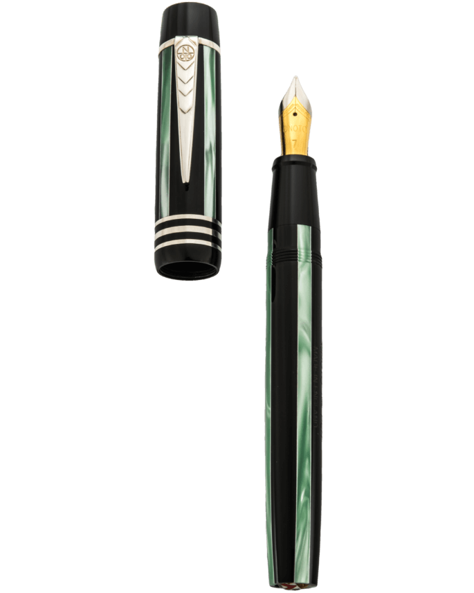 Black and Cambridge Blue Pinstripe