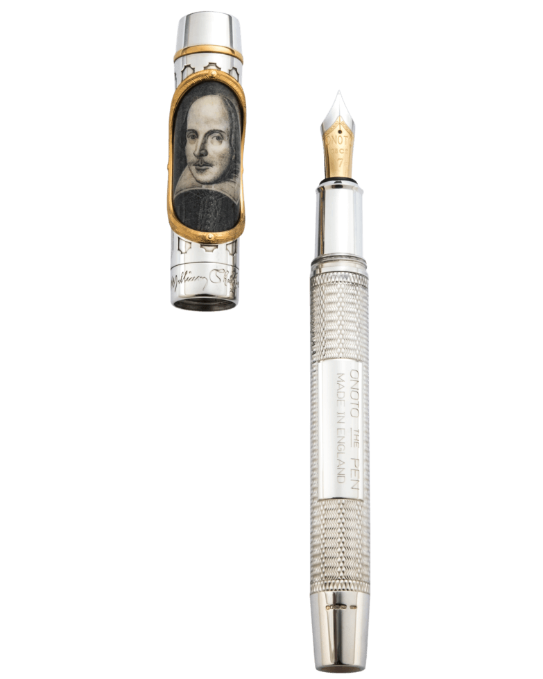 Shakespeare Sterling Silver Portrait Pen