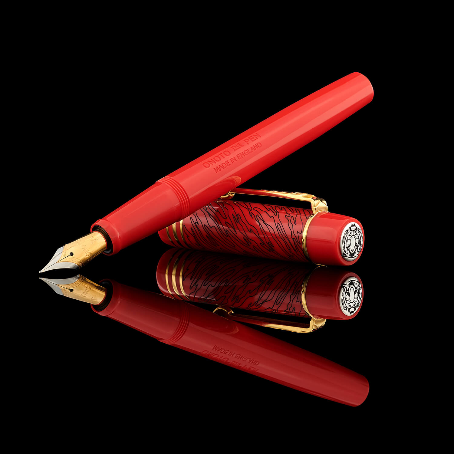 The Year of the Tiger Pen Red Edition Fountain Pen | Onoto The Pen