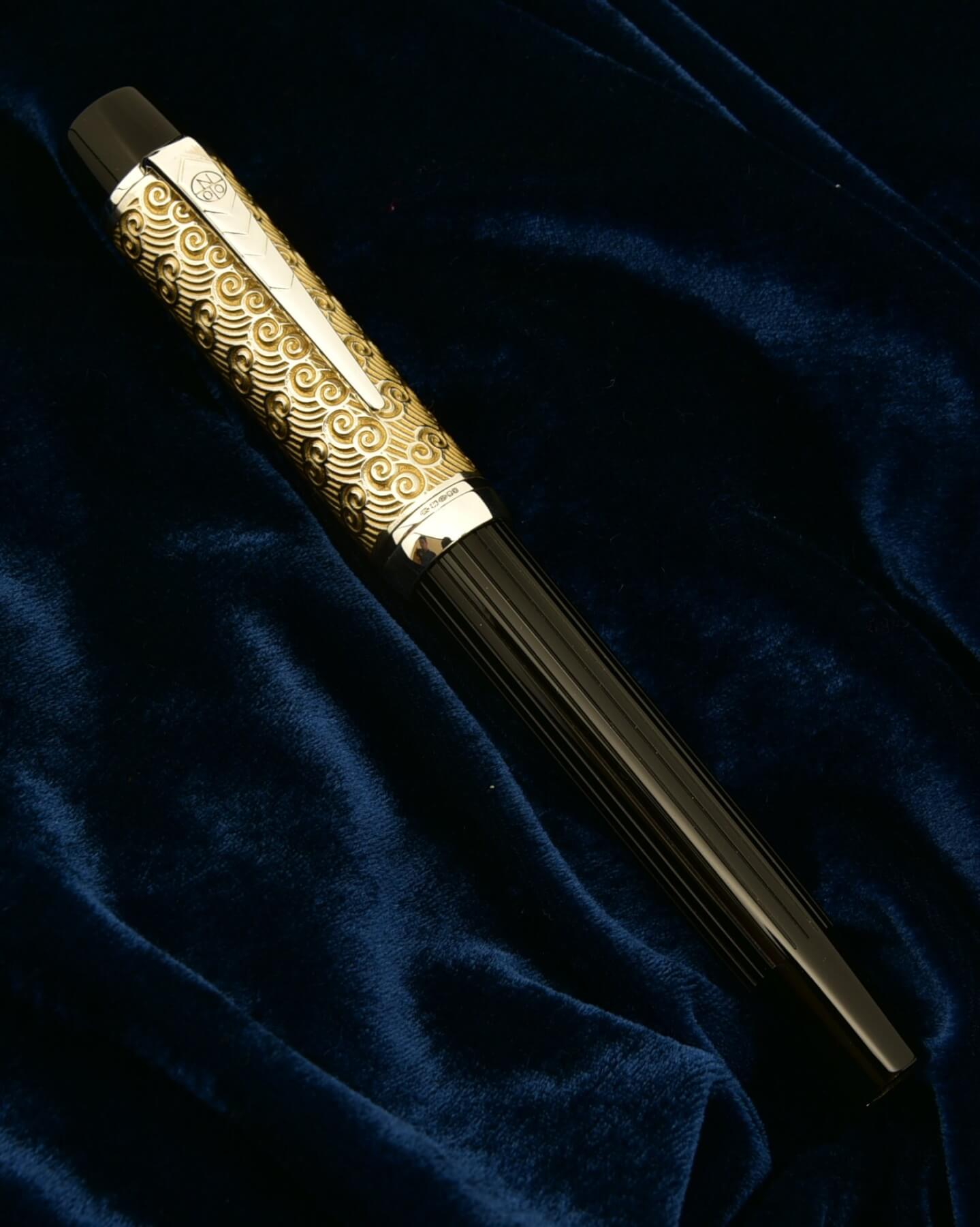 ONOTOLABPWAV: Prototype Pen – “Wave” Sterling Silver Overlay